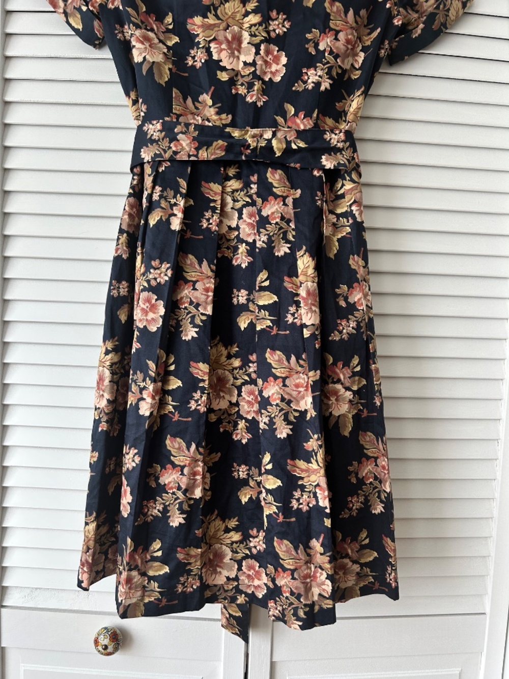 Brooks Brothers Pleated Floral Short Sleeves Dress Size 0 - Picture 10 of 10